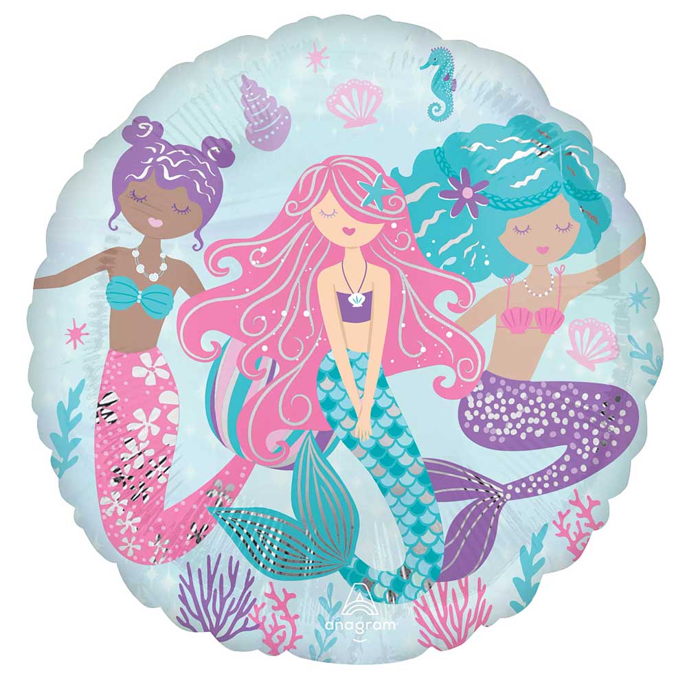 Mermaid Foil Balloon 17 Inch