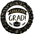 Graduation Foil Balloon 17 Inch Sketched Congrats Grad
