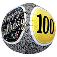 Foil Balloon 100th Birthday Sphere