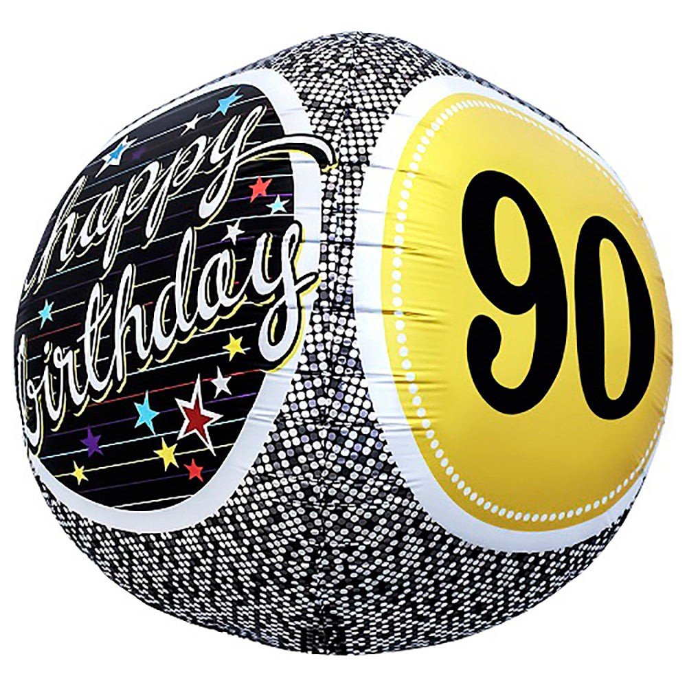 Foil Balloon 90th Birthday Milestone Sphere