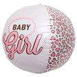 Foil Balloon Baby Girl Sphere 17 Inch