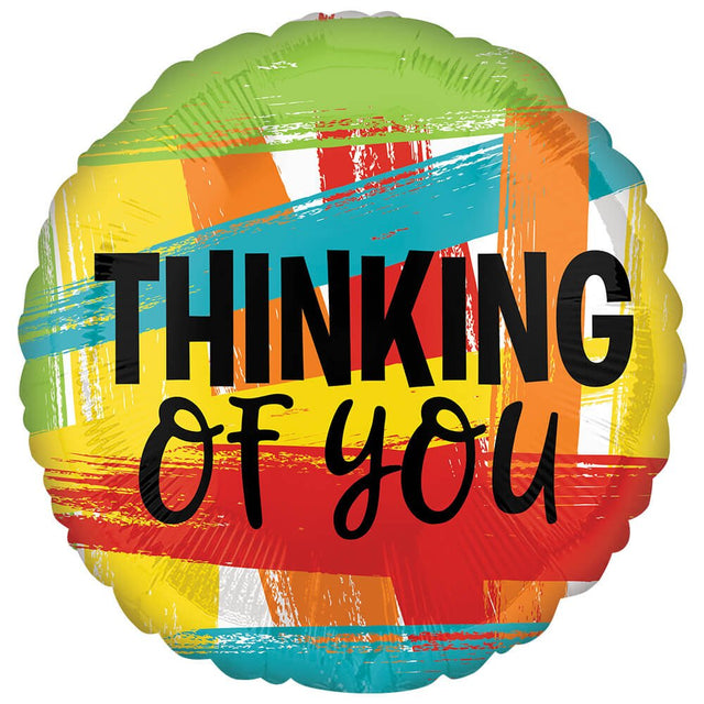 Foil Balloon Thinking of You 17 Inch