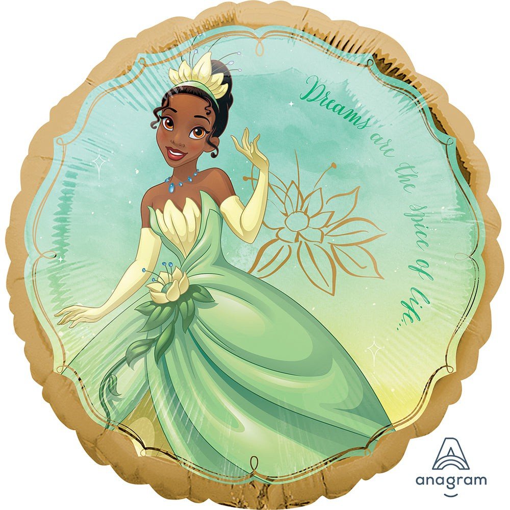 Foil Balloon Girls Tiana Once Upon A Time 17 Inch