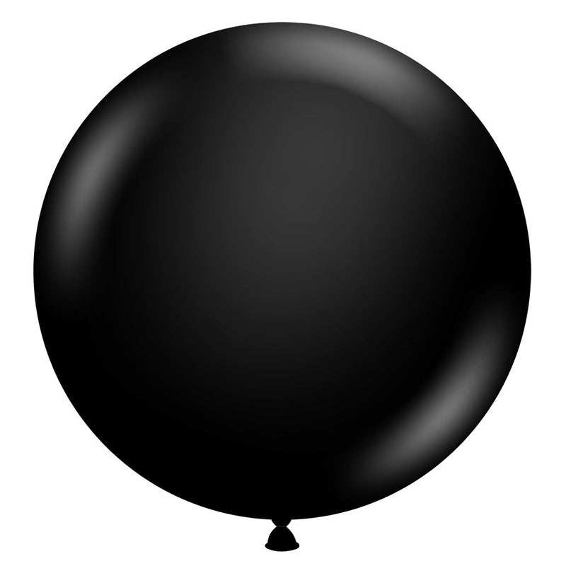 Latex Balloons 17 Inch Black