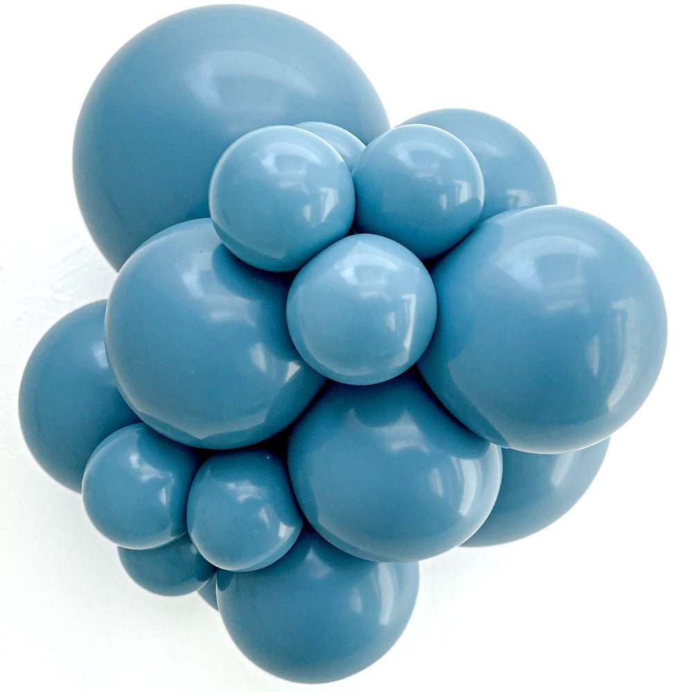 Latex Balloons 17 Inch TUFTEX Blue Slate