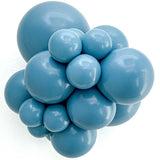 Latex Balloons 17 Inch TUFTEX Blue Slate