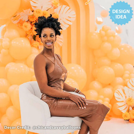 Latex Balloons 17 Inch TUFTEX Cheeky Peach