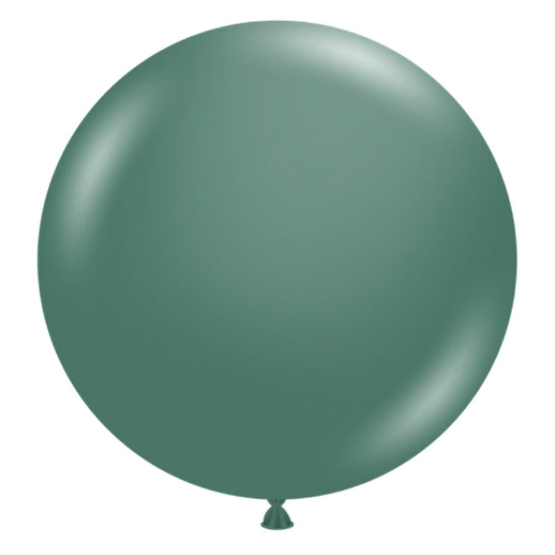 Latex Balloons 17 Inch Evergreen
