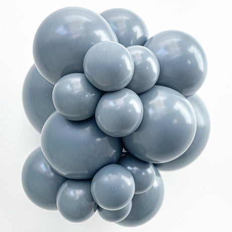 Latex Balloons Gray Smoke 17 Inch