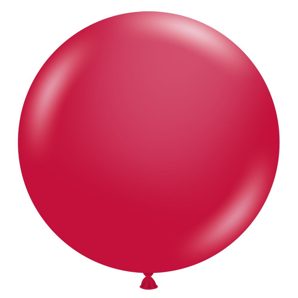 Latex Balloons 17 Inch TUFTEX Metallic Starfire Red