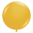 Latex Balloons 17 Inch TUFTEX Mustard