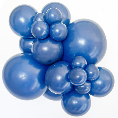Latex Balloons Navy Blue 17 Inch