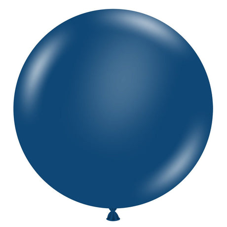 Latex Balloons Navy Blue 17 Inch
