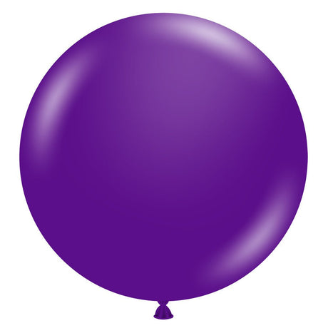 Latex Balloons 17 Inch TUFTEX Plum Purple