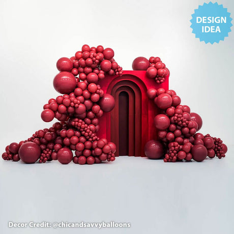 Latex Balloons 17 Inch TUFTEX Samba Burgundy
