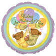 Foil Balloon Baby Bears 17 Inch