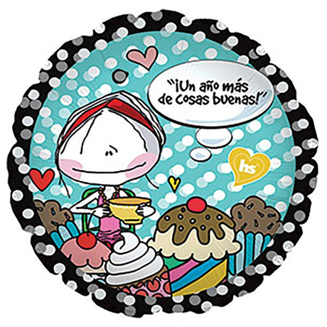 Foil Balloon 17 Inch Un Ano Mas
