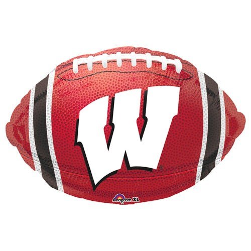 Foil Balloon University of Wisconsin Junior Shape