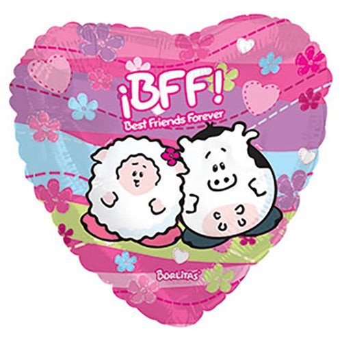 Foil Balloon 17 Inch Viany Pita BFF