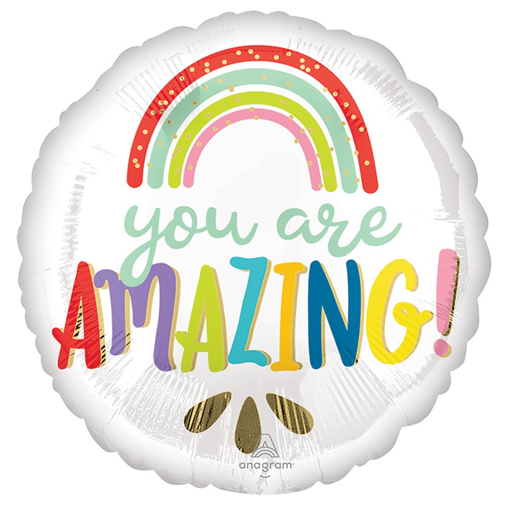 Foil Balloon You Are Amazing Rainbow