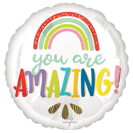 Foil Balloon You Are Amazing Rainbow