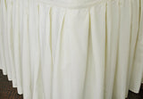 Accordion Pleat Premium Polyester Table Skirt 240 GSM