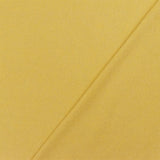 1 Yard Light Mustard Yellow Solid Stretch Poly Double Brushed Jersey Knit Fabric 60 Inches Wide