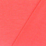 1 Yard Coral Red Solid Stretch Rayon Jersey Knit Fabric 62 Inches Wide