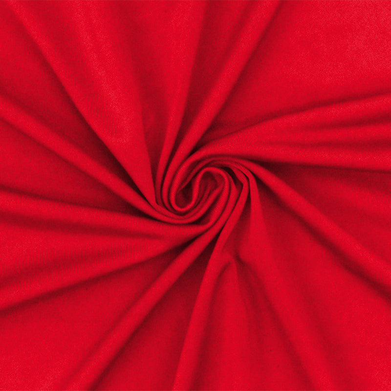1 Yard Royal Red Solid Stretch Polyester Activewear Jersey Knit Fabric 60 Inches Wide