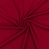 1 Yard Ruby Red Solid Stretch Polyester Jersey Knit Fabric 60 Inches Wide