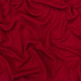 1 Yard Ruby Red Solid Stretch Polyester Jersey Knit Fabric 60 Inches Wide