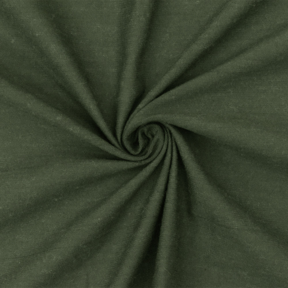 1 Yard Sage Green Solid Stretch Polyester Jersey Knit Fabric 63 Inches Wide