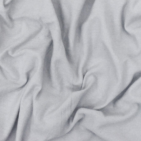 1 Yard Pale Gray Solid Stretch Cotton Jersey Knit Fabric 58 Inches Wide
