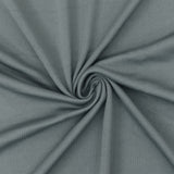 1 Yard Warrior Gray Solid Stretch Polyester Interlock Knit Fabric 64 Inches Wide