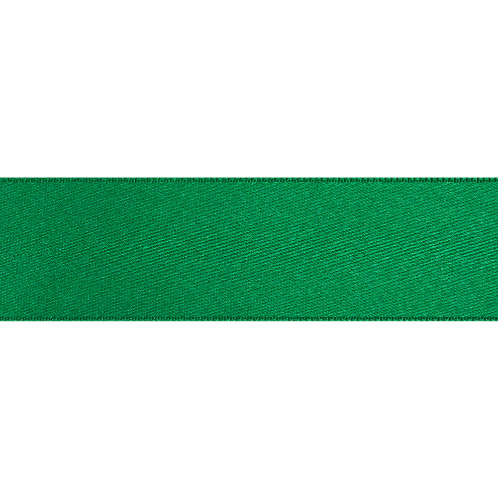Emerald Double Face French Satin Ribbon - 1"
