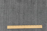 1 Yard Galaxy Gray Black Gray 3D Wave Acrylic Poly Woven Jacketing Fabric Apparel 28 Inches Width