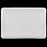 Perforated Sheet Pans, 19 Gauge Wire in Rim Aluminum Bun Pan / Sheet Cake Pans, Full and Half Sizes