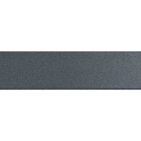 Silver Double Face French Satin Ribbon - 1"