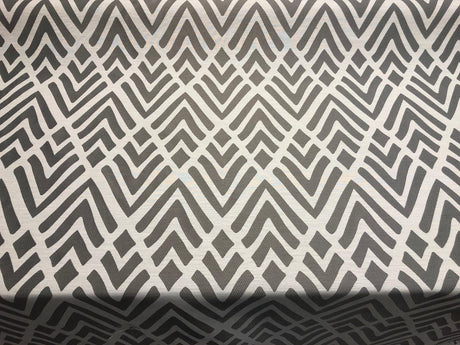 Osmo Diamond Argyle Silver Crown Jacquard Polyester Fabric - Silver Diamond Argyle Jacquard, 60" Width, 7.75" Horizontal Repeat, 11" Vertical Repeat (1 Yard)