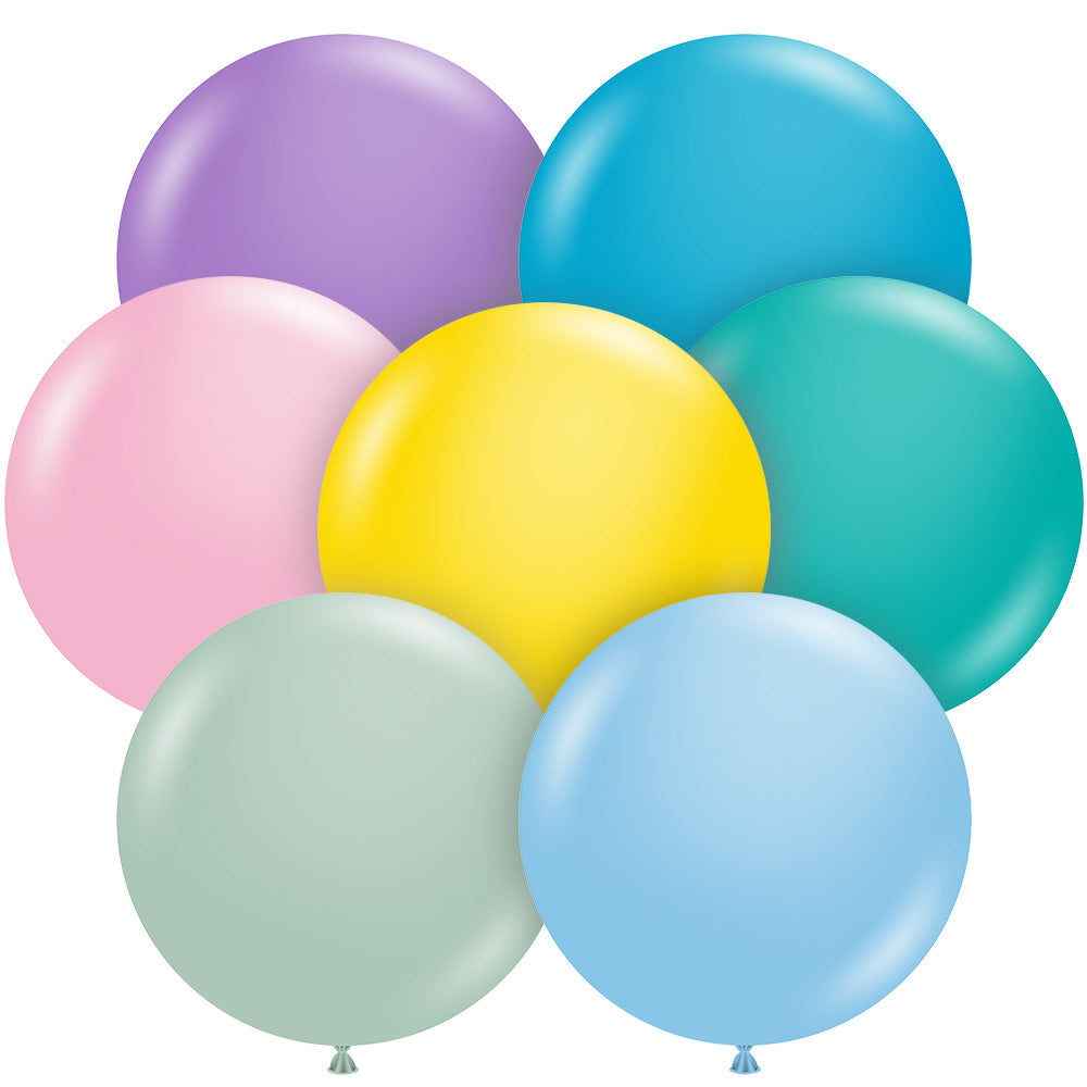 Latex Balloons 17 Inch Pastel Assortment