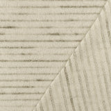1 Yard Light Beige Gray Multi Stripe Stretch Jersey Knit Fabric 57 Inches Wide