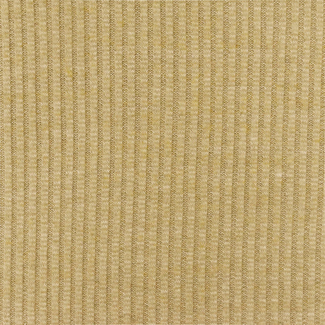 1 Yard Toasty Beige White Stretch Poly Brushed 3 by 2 Rib Knit Fabric 57 Inches Wide
