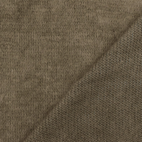 1 Yard Sahara Brown Acrylic Jersey Knit Soft Dry Hand, Horizontal Stretch, 58" Wide