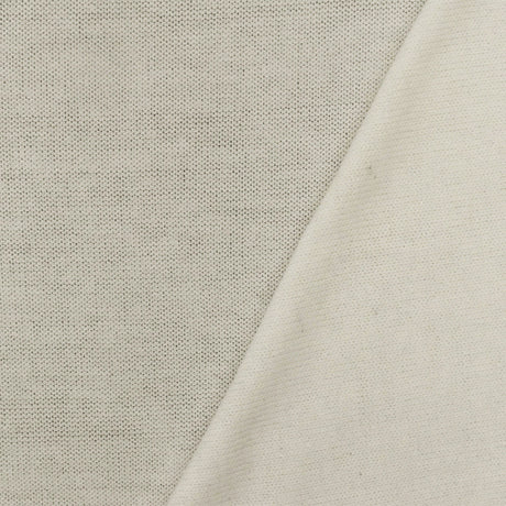 1 Yard Light Ivory Jersey Knit Soft Stretch Fabric for Tees & Dresses, 56" Wide