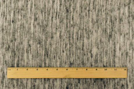 1 Yard Old Beige, Gray & Black Slub Stretch Brushed Jersey Knit Fabric of Soft Hand, Good Drape ,55 Inches Wide