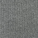 1 Yard Light Gray & Off Black Texture Stretch Rib Knit Fabric, 55 Inches Wide