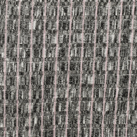 1 Yard Light Pink Stripe Rib Knit, Opaque Matte Fabric for Blouses & Activewear, 59" Wide