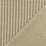 1 Yard Beige, Black & White Stripe Sweater Knit Textured Stretch Fabric for Apparel, 60" Wide