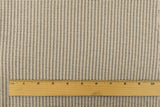 1 Yard Beige, Black & White Stripe Sweater Knit Textured Stretch Fabric for Apparel, 60" Wide