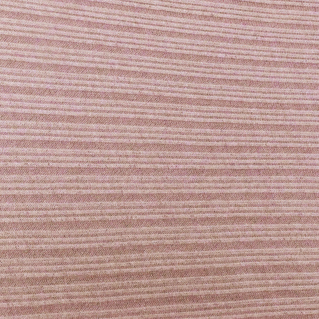 1 Yard Dusty Rose & White Textured Rib Knit Soft Horizontal Stretch Fabric for Apparel, 56" Wide